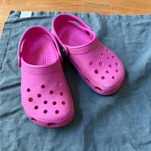 Kids Pink Crocs